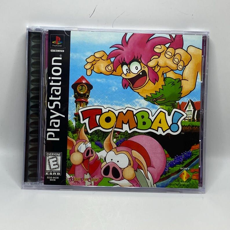 Tomba! | NTSC | Playstation | PS1 | En | Reproduction Case and Booklet - NO GAME