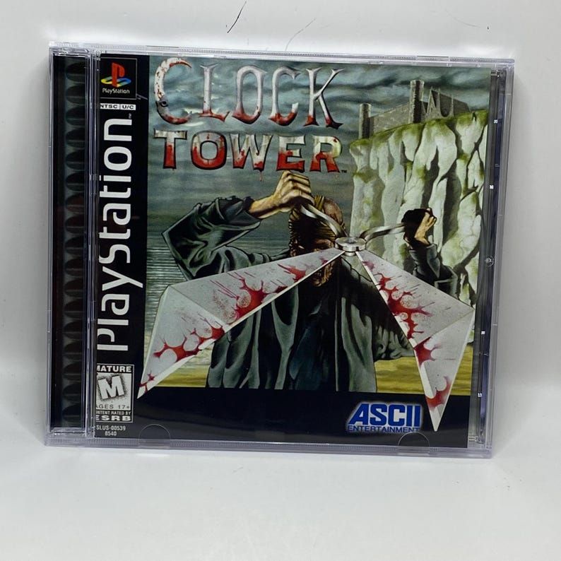 Clock Tower | NTSC | Playstation | PS1 | En | Reproduction Case and Booklet - NO GAME