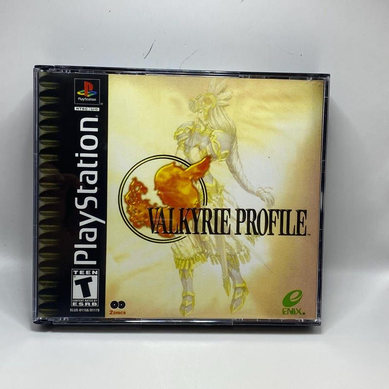 Valkyrie Profile | NTSC | Playstation | PS1 | En | Reproduction Case and Booklet - NO GAME