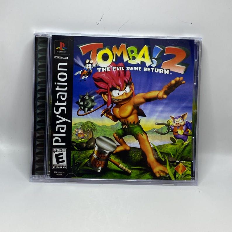 Tomba 2 | NTSC | Playstation | PS1 | En | Reproduction Case and Booklet - NO GAME