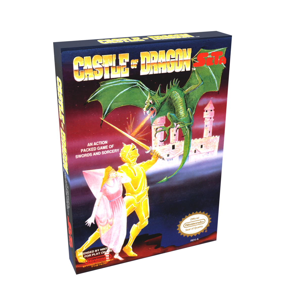 Castle of Dragon Reproduction Box