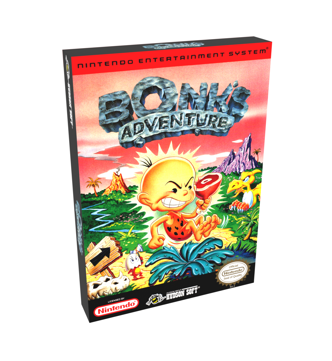 Bonk&#39;s Adventure Reproduction Box