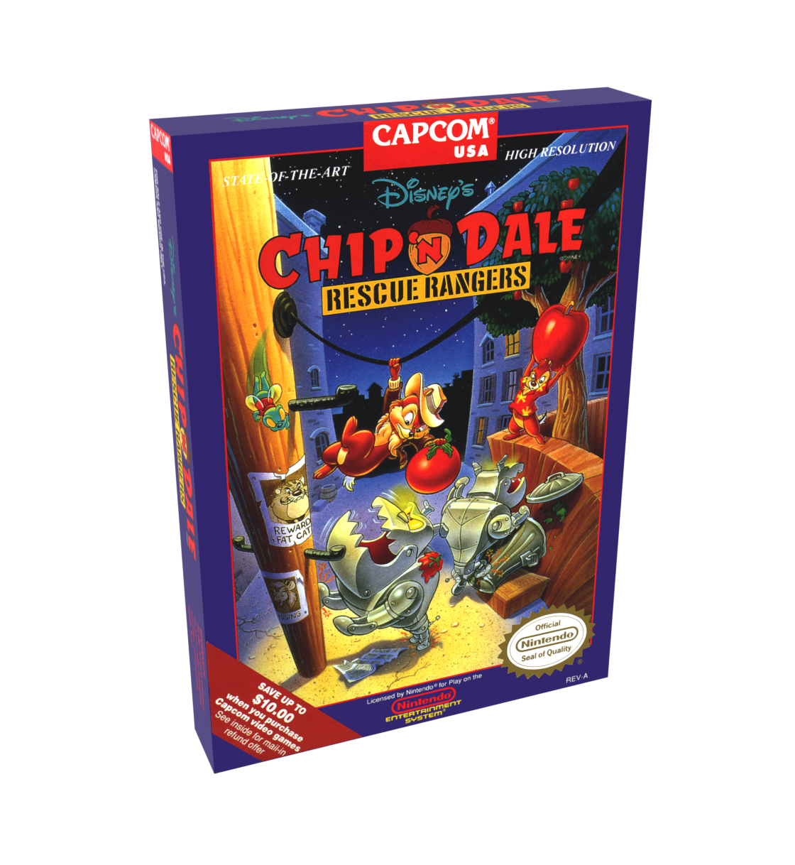 Chip N Dale Rescue Rangers Reproduction Box