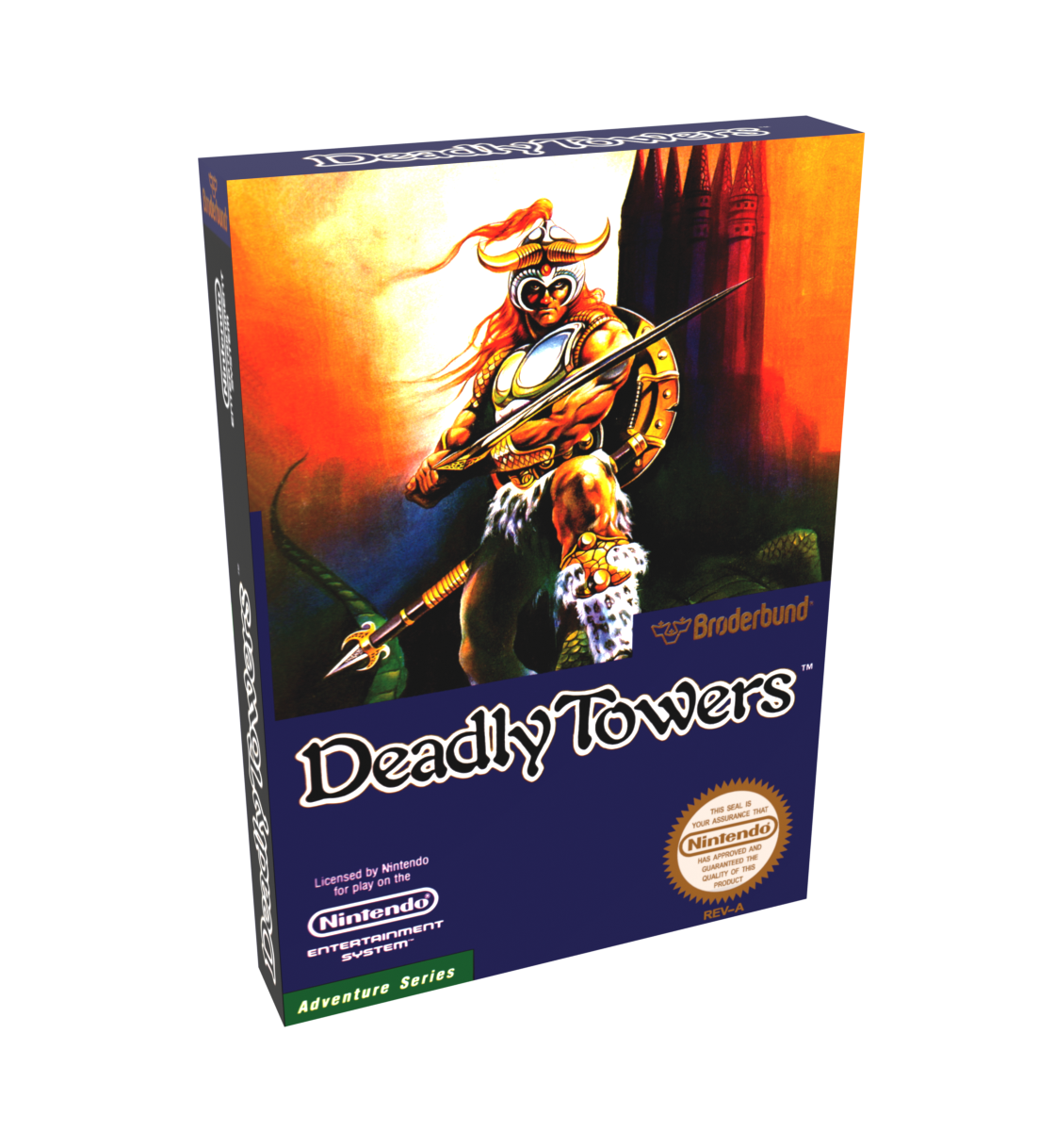 Deadly Towers Reproduction Box