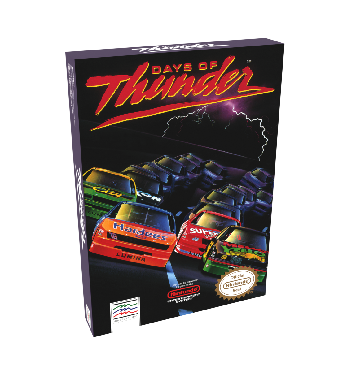 Days of Thunder Reproduction Box