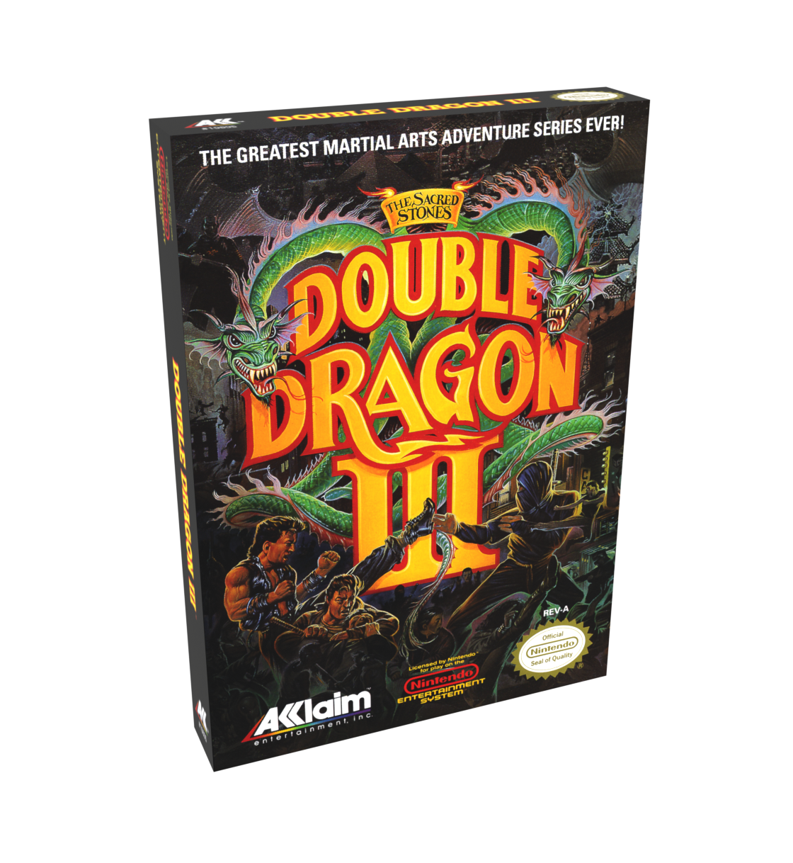 Double Dragon 3 Reproduction Box