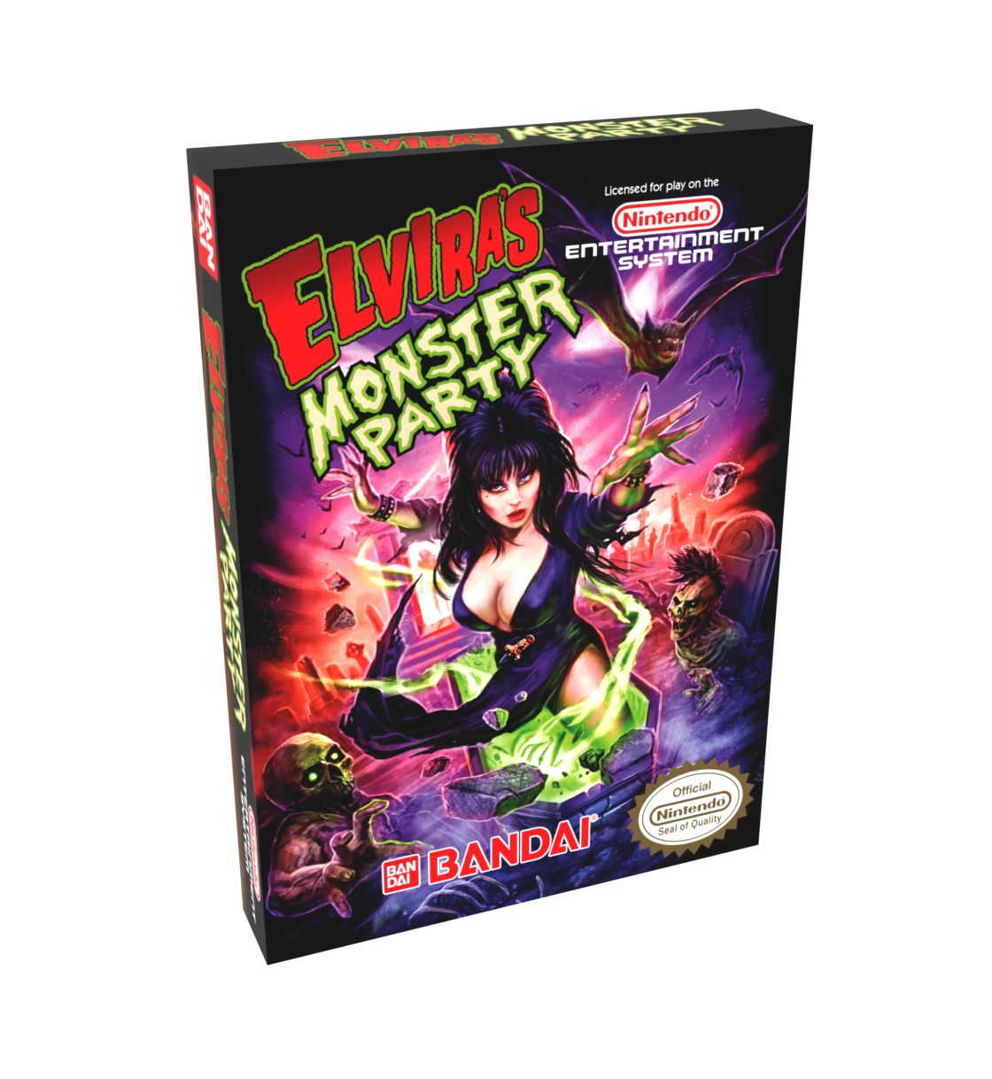 Elviera&#39;s Monster Party Reproduction Box
