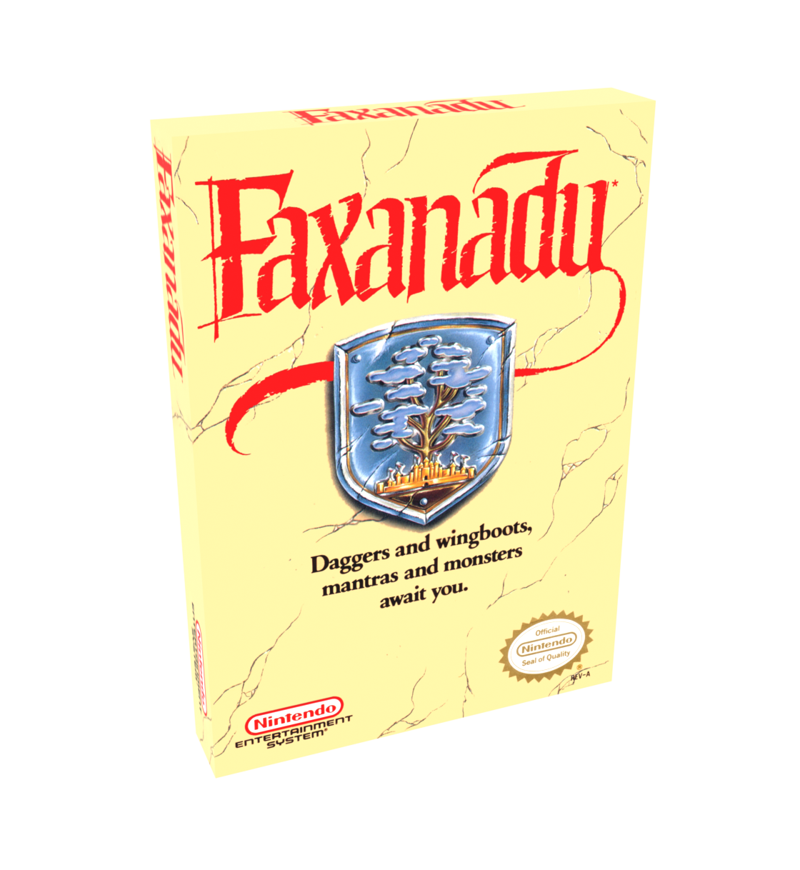 Faxanadu Reproduction Box