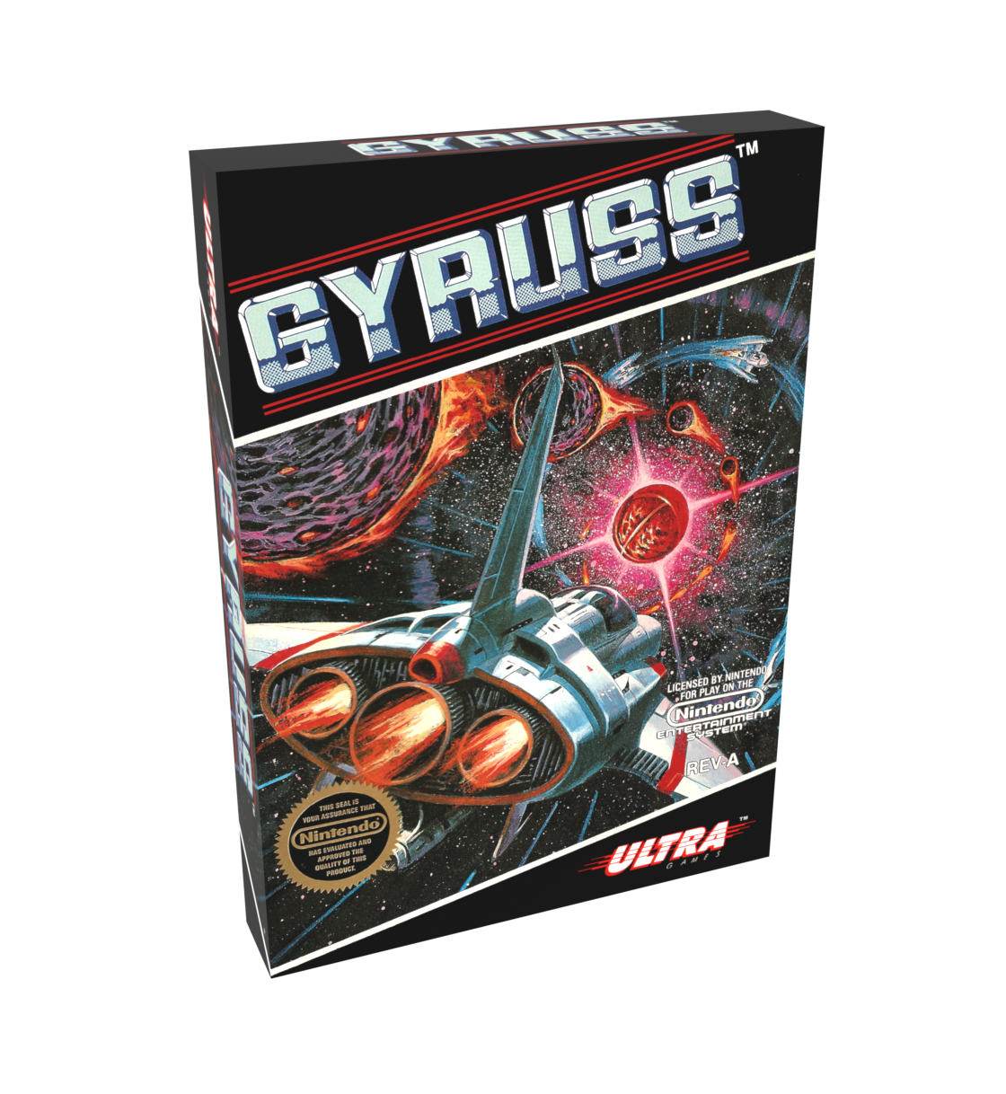 Gyruss Reproduction Box