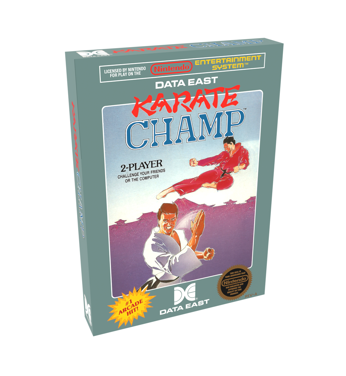 Karate Champ Reproduction Box