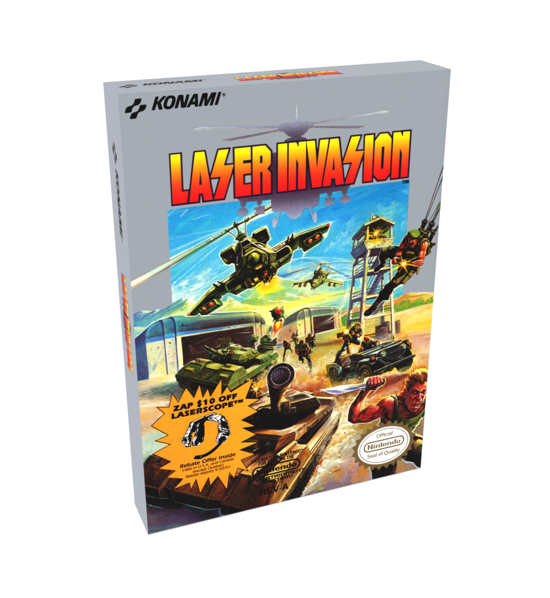 Laser Invasion Reproduction Box