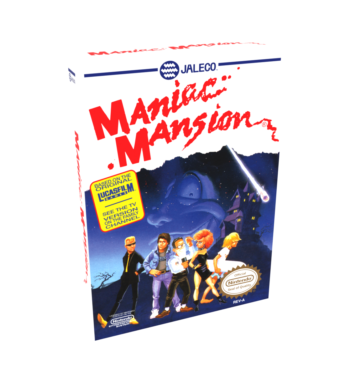 Maniac Mansion Reproduction Box