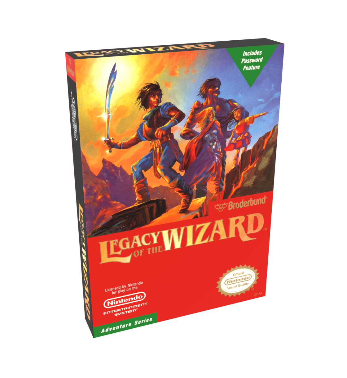 Legacy of the Wizard Reproduction Box