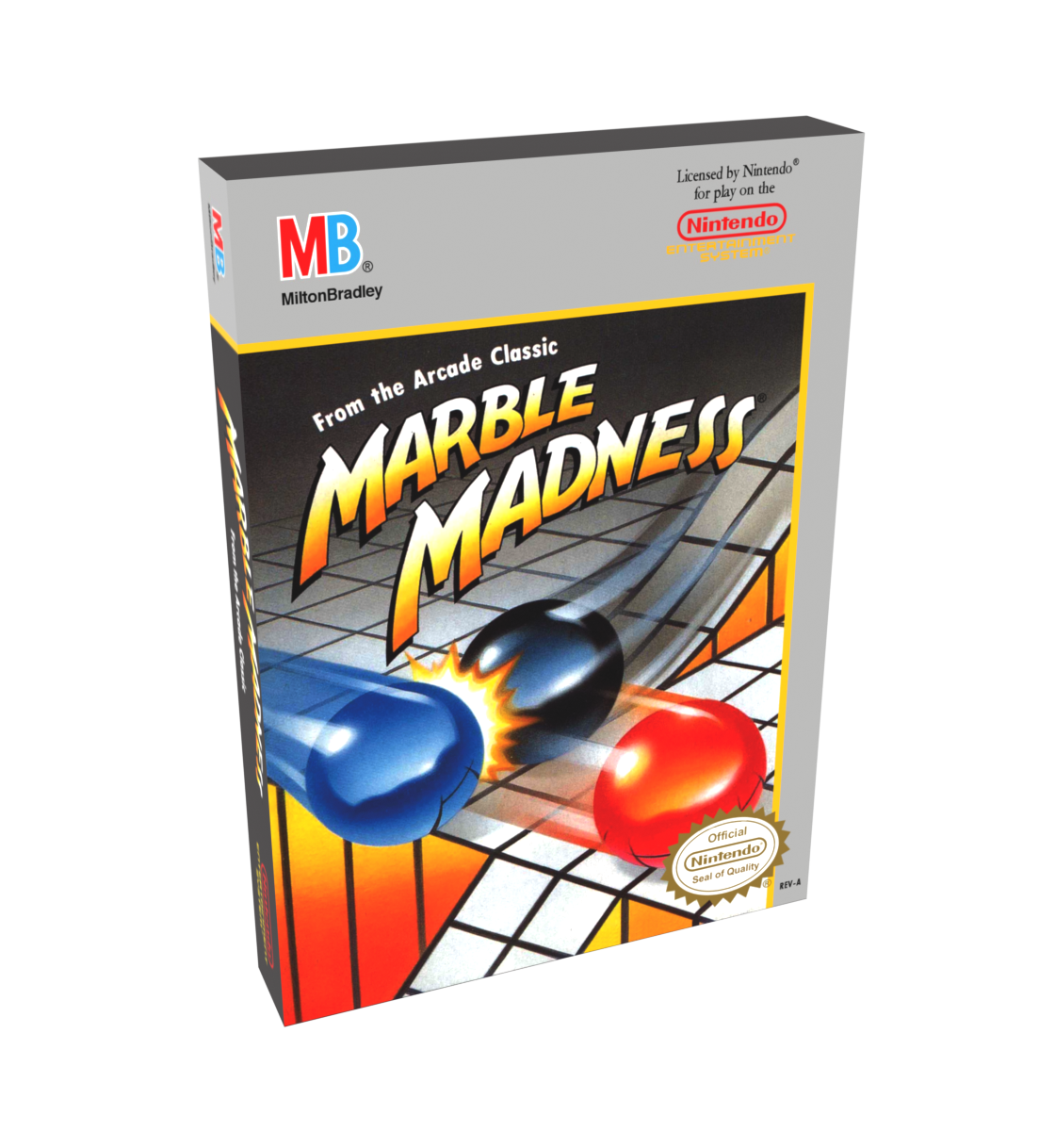 Marble Madness Reproduction Box