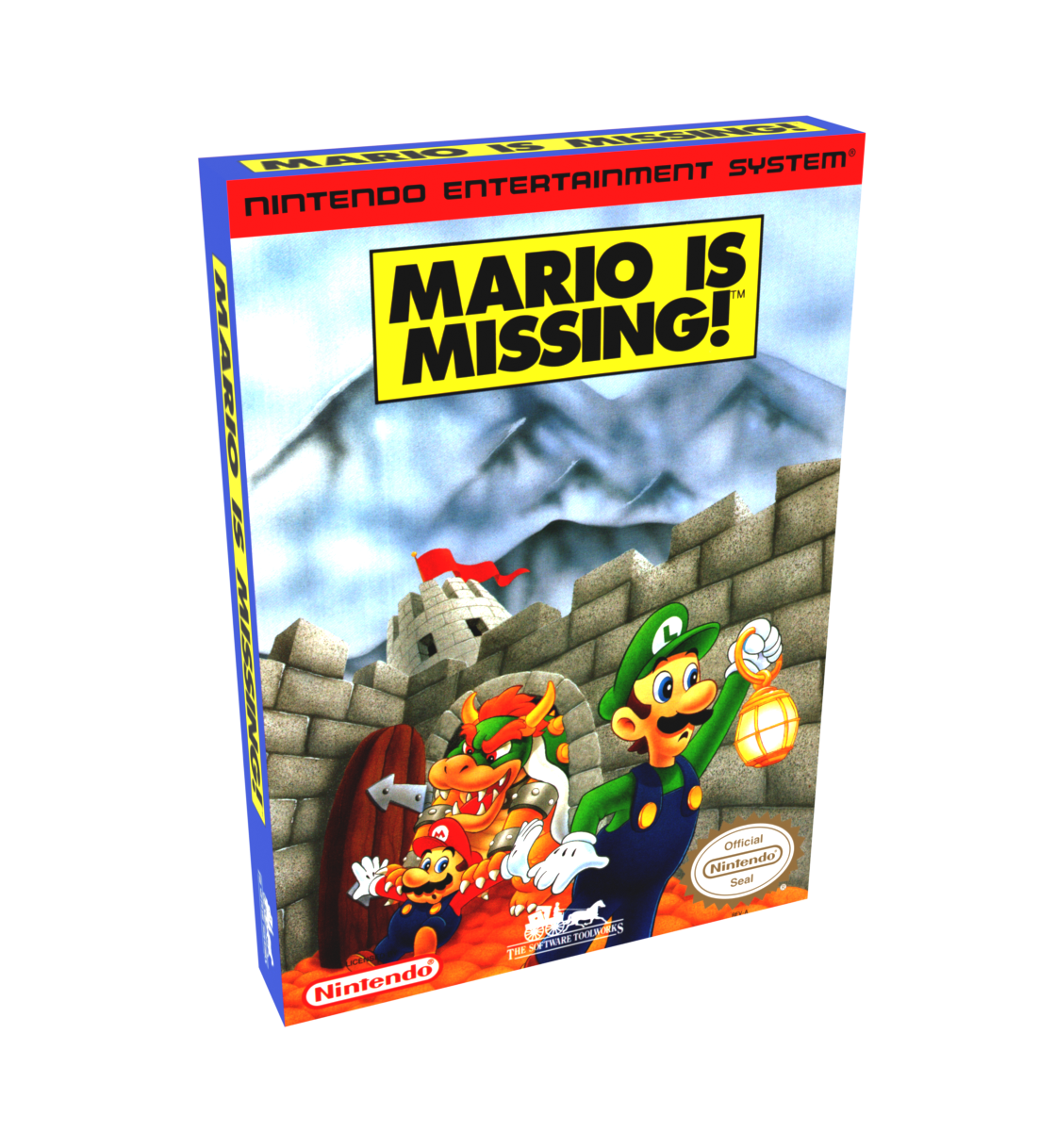 Mario is Missing Reproduction Box