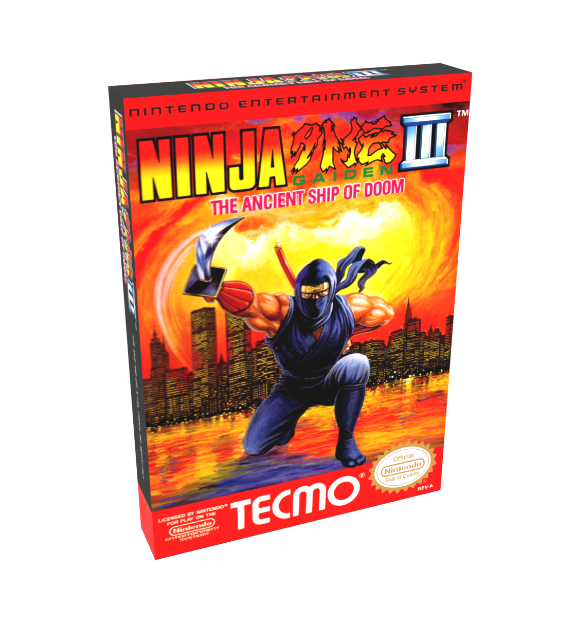 Ninja Gaiden 3 Reproduction Box