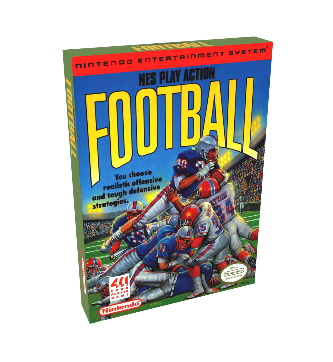 Play Action Football Reproduction Box