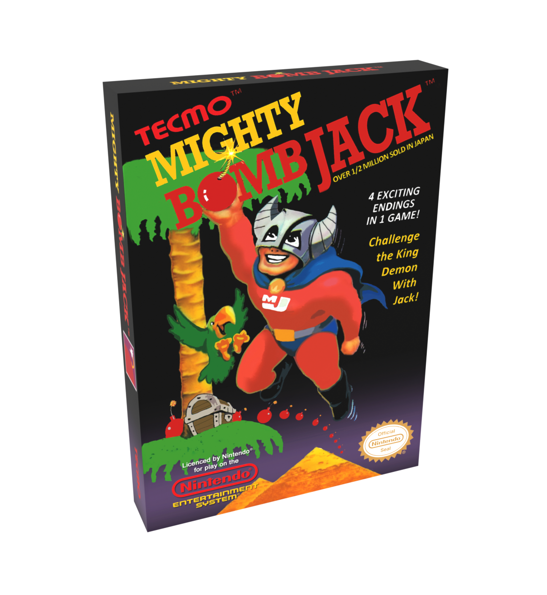 Mighty Bomb Jack Reproduction Box