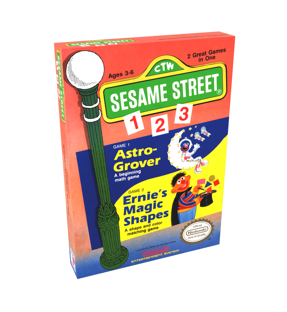 Sesame Street 1 2 3 Reproduction Box