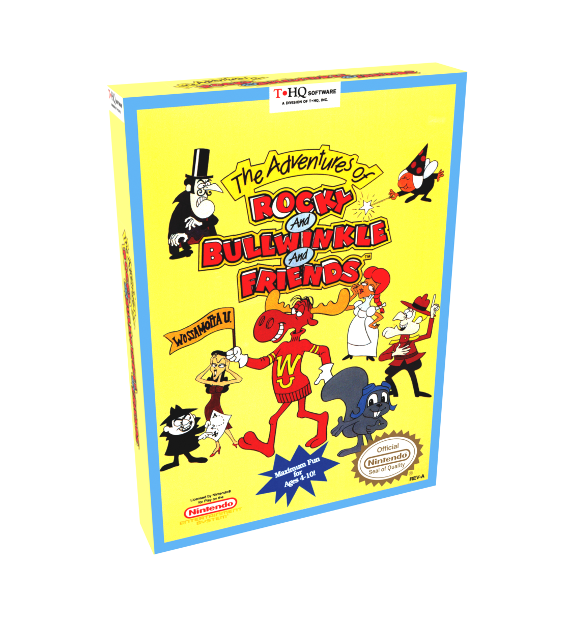 Rocky and Bullwinkle Reproduction Box