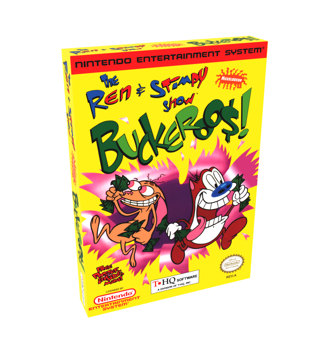 Ren and Stimpy Buckeroos! Reproduction Box