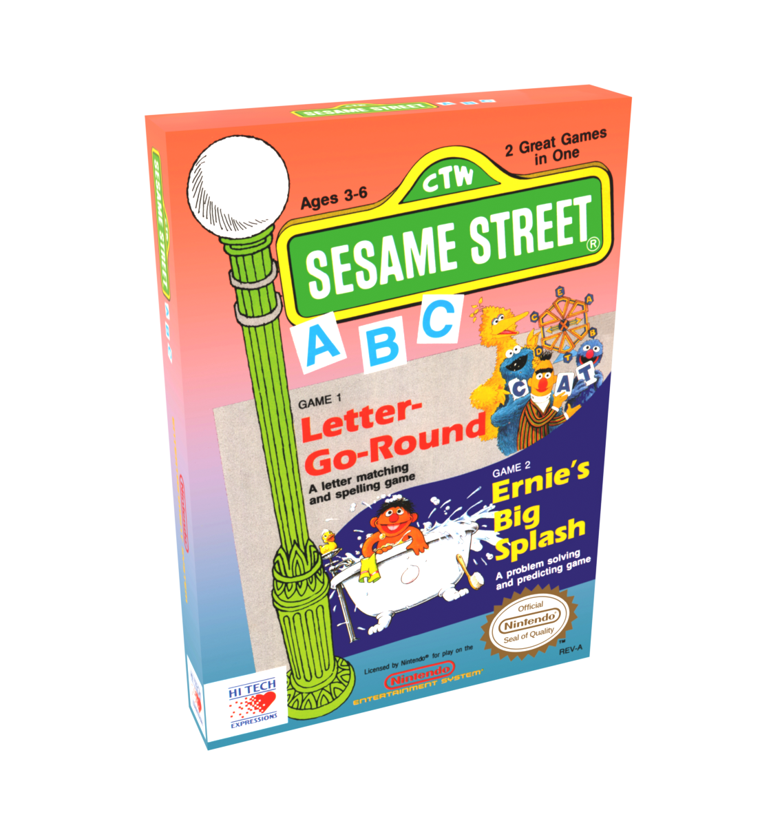 Sesame Street ABC Reproduction Box