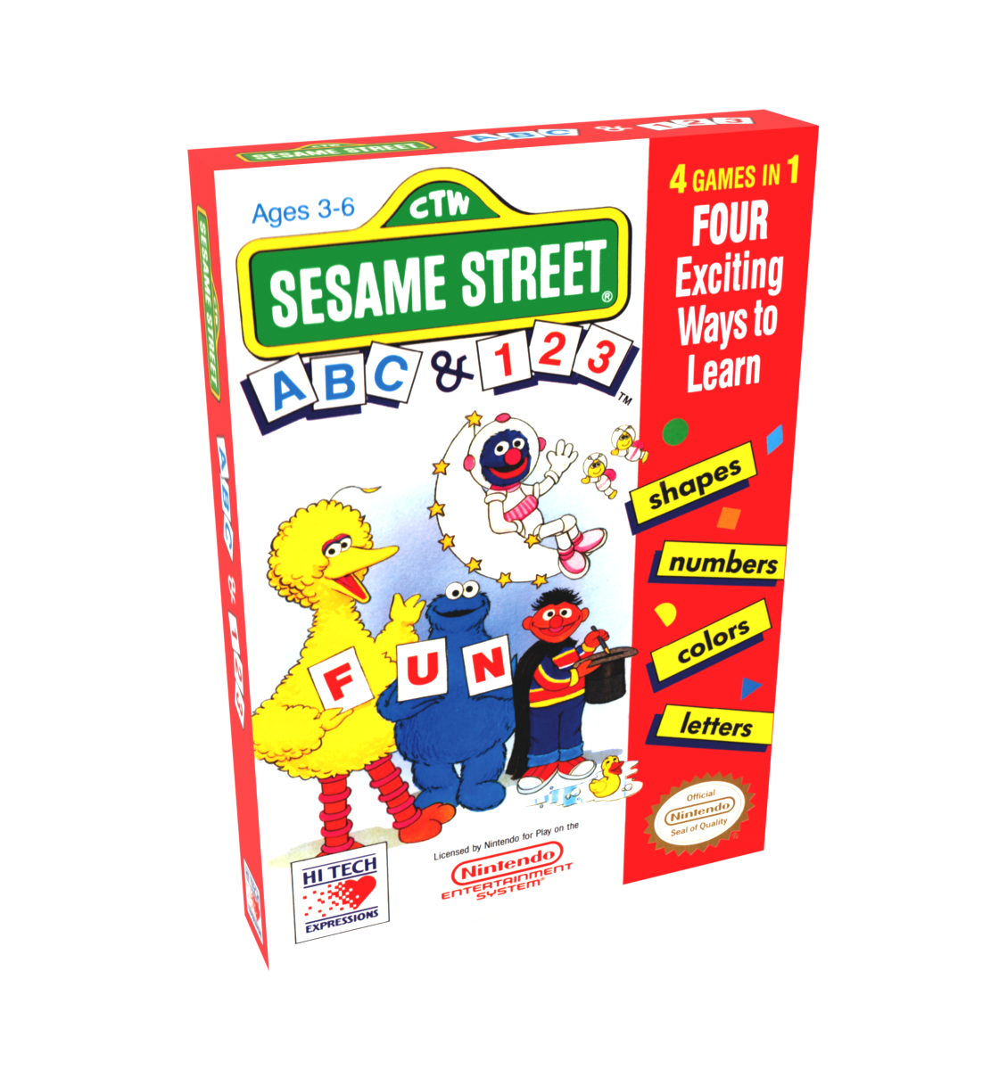 Sesame Street ABC &amp; 123 Reproduction Box