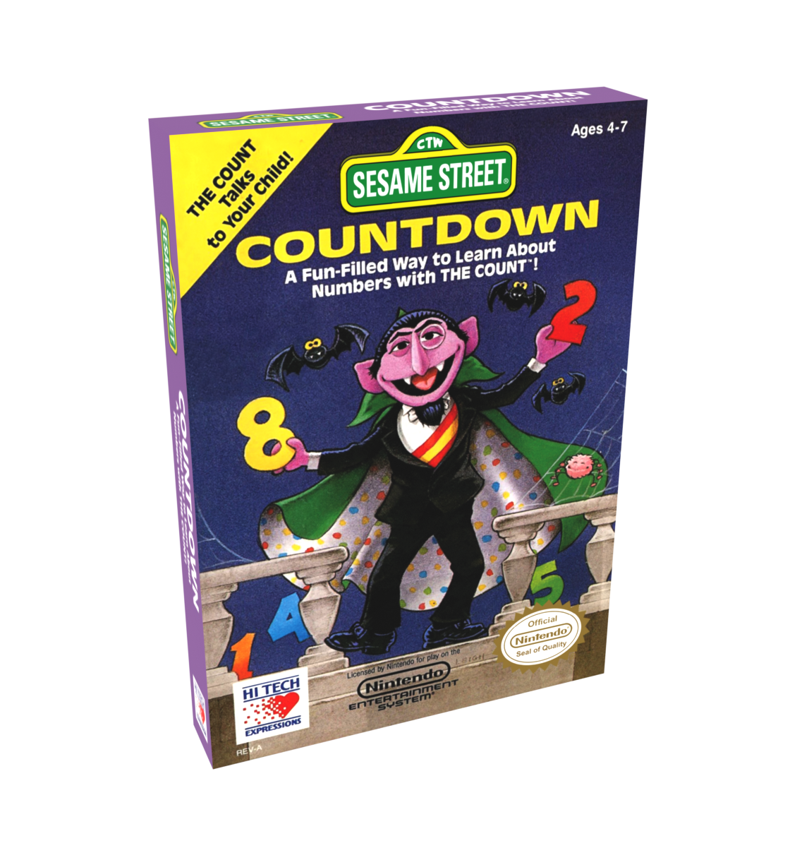 Sesame Street Countdown Reproduction Box