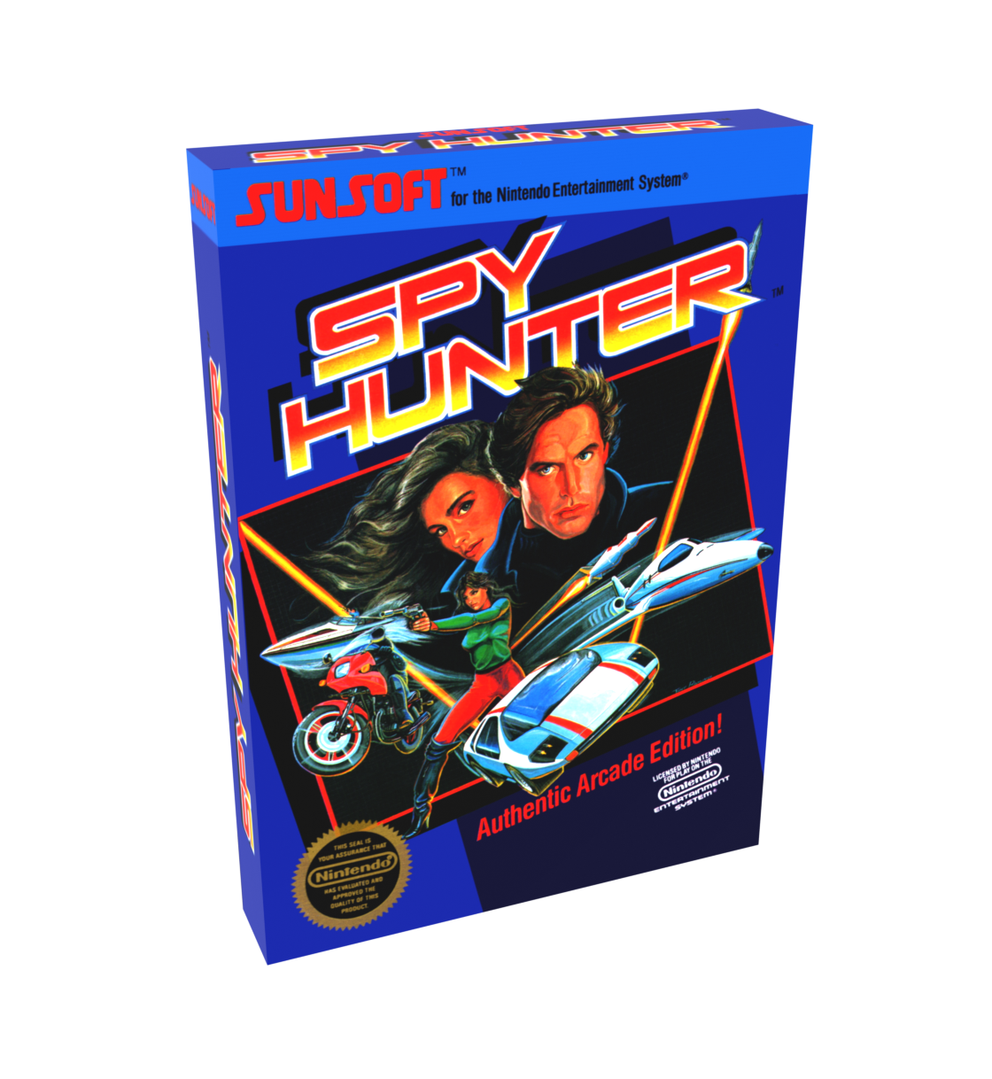 Spy Hunter Reproduction Box
