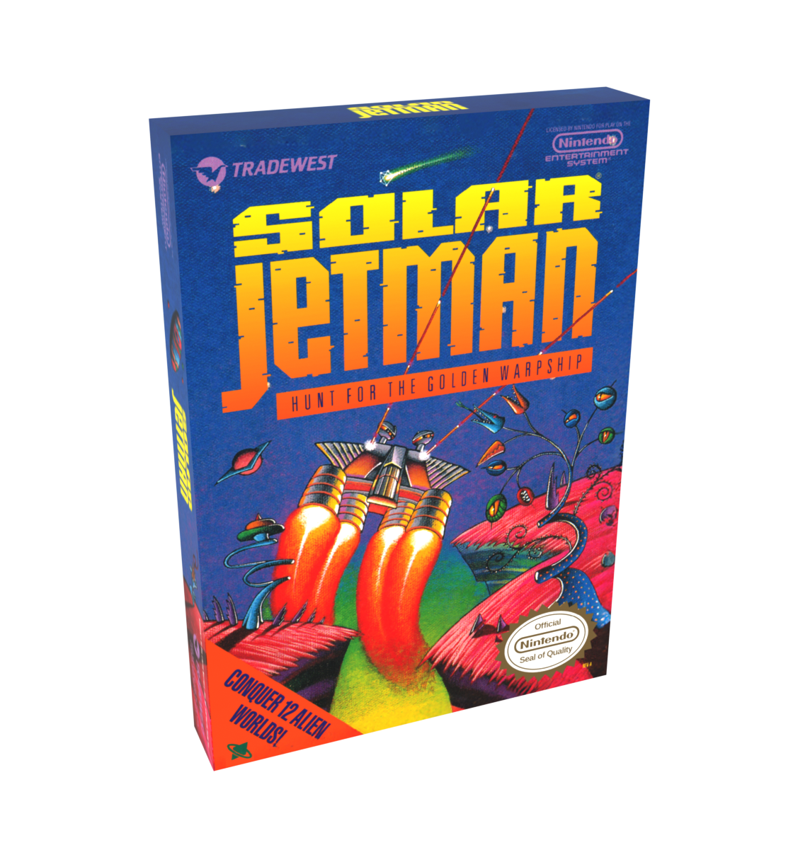 Solar Jetman Reproduction Box