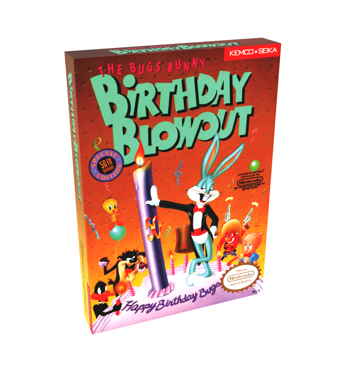 The Bugs Bunny Birthday Blowout Reproduction Box