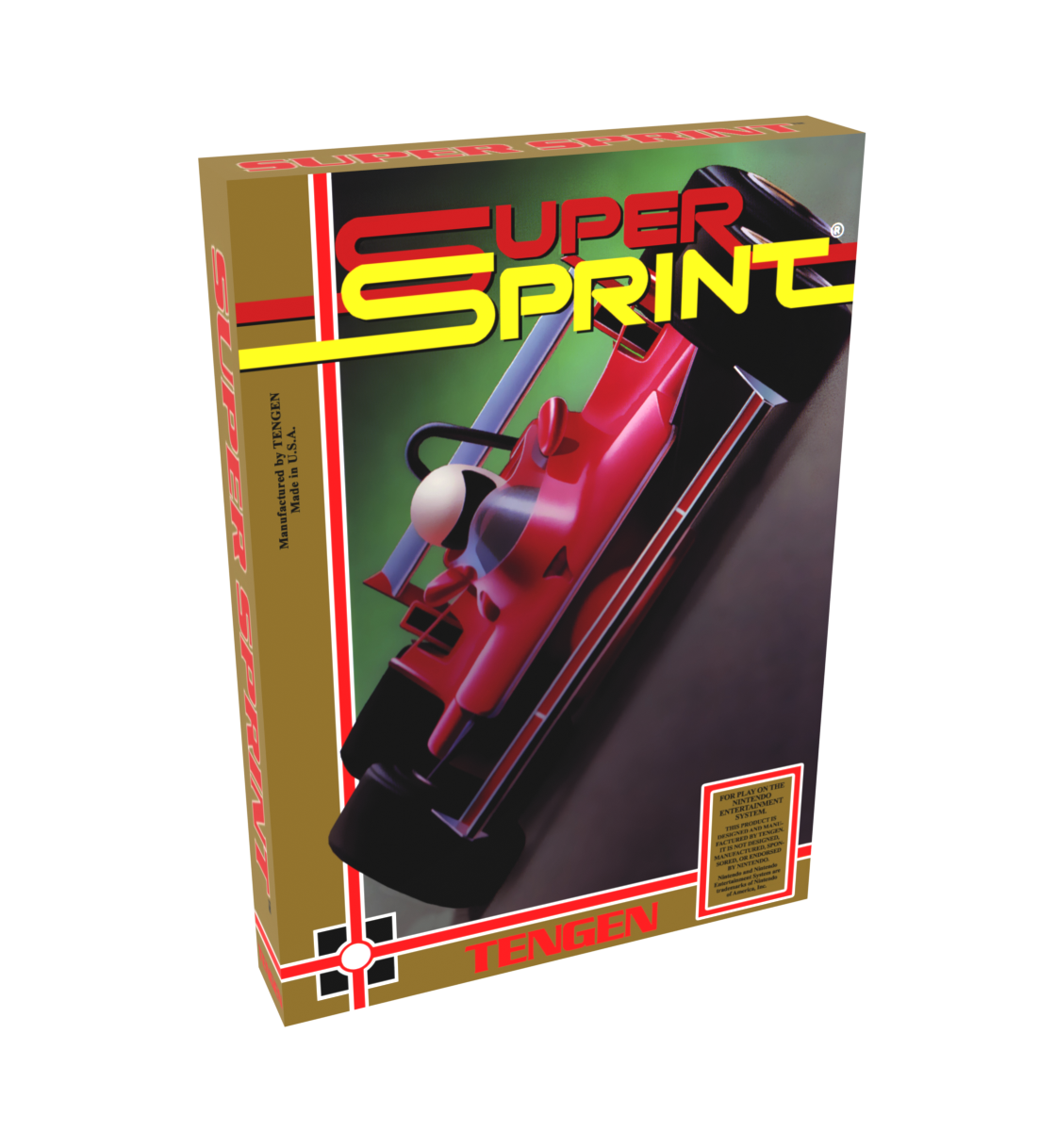 Super Sprint Reproduction Box