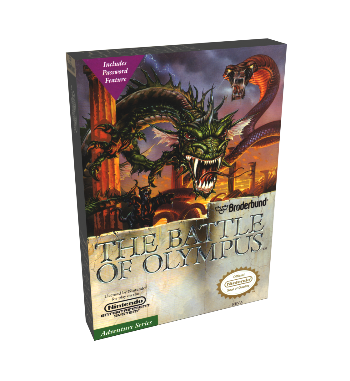 The Battle of Olympus Reproduction Box