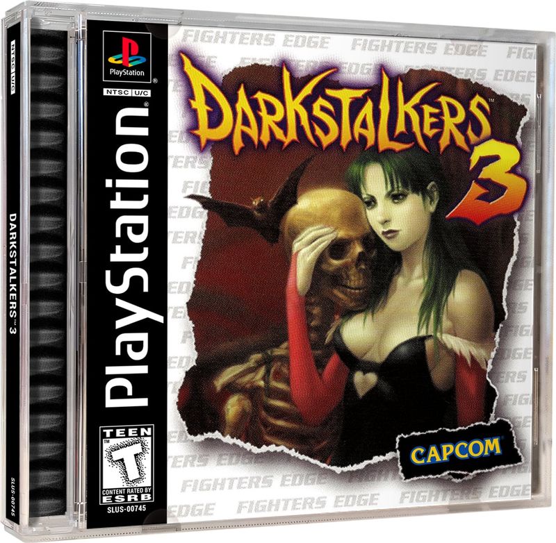 Darkstalkers 3 | NTSC | Playstation | PS1 | En | Reproduction Case and Booklet - NO GAME