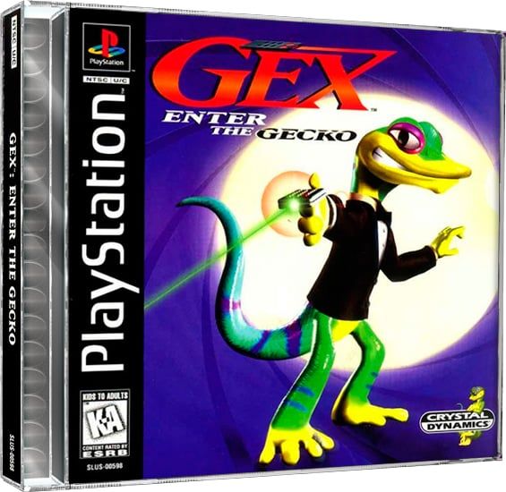 Gex Enter The Gecko | NTSC | Playstation | PS1 | En | Reproduction Case and Booklet - NO GAME