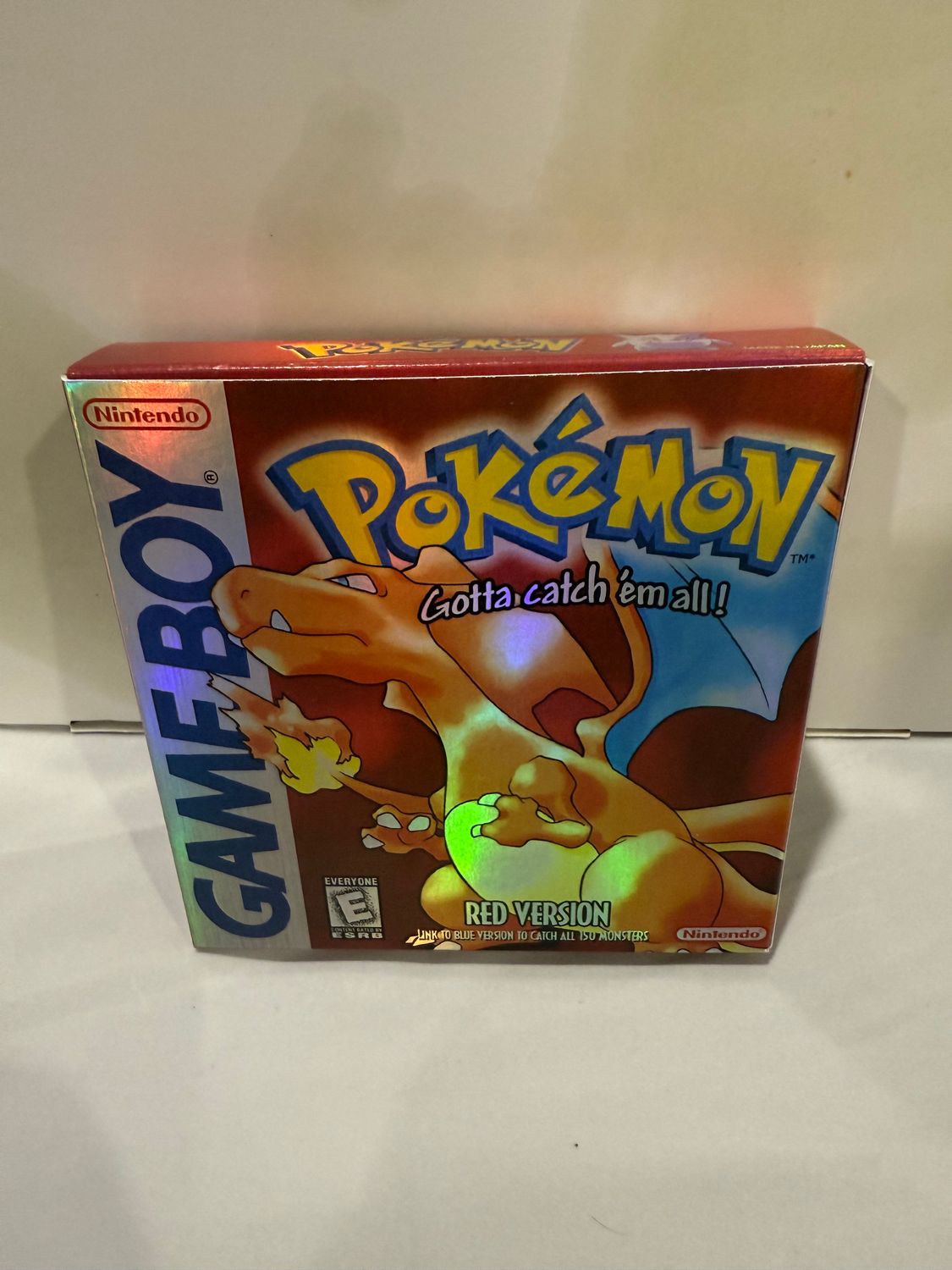 Pokemon Red Holofoil Reproduction Box