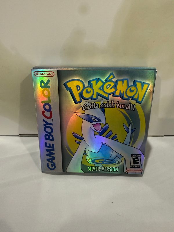 Pokemon Silver Holofoil Reproduction Box