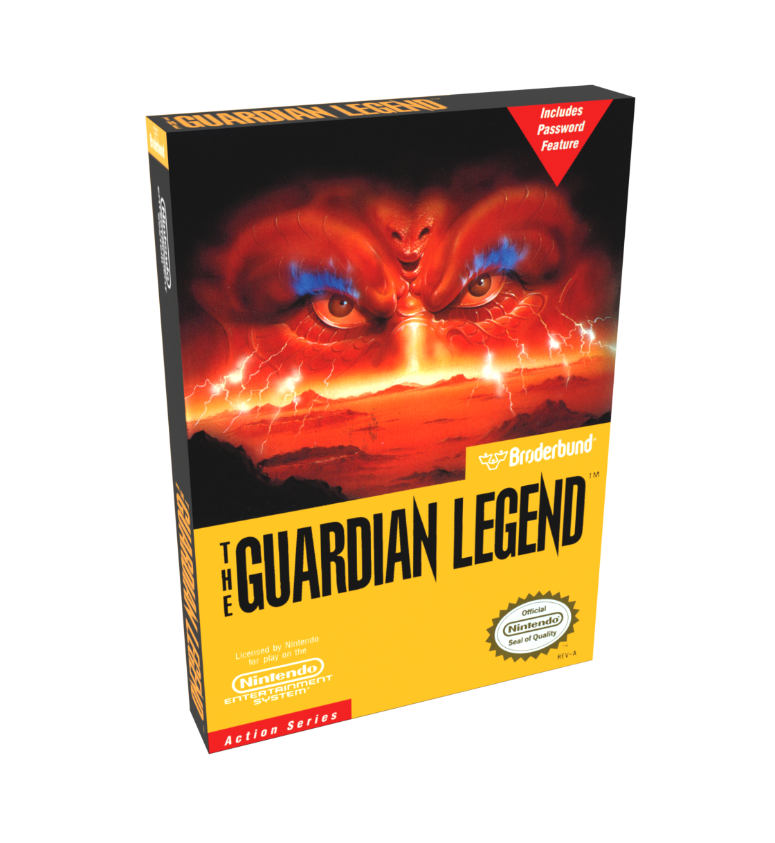 The Guardian Legend Reproduction Box