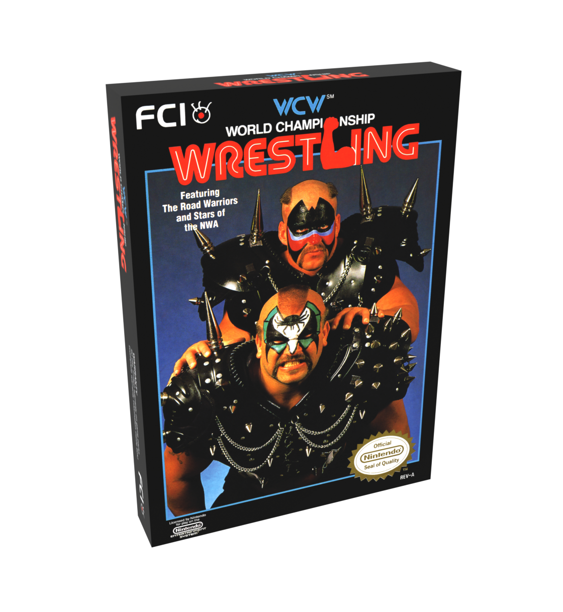 WCW Wrestling Reproduction Box