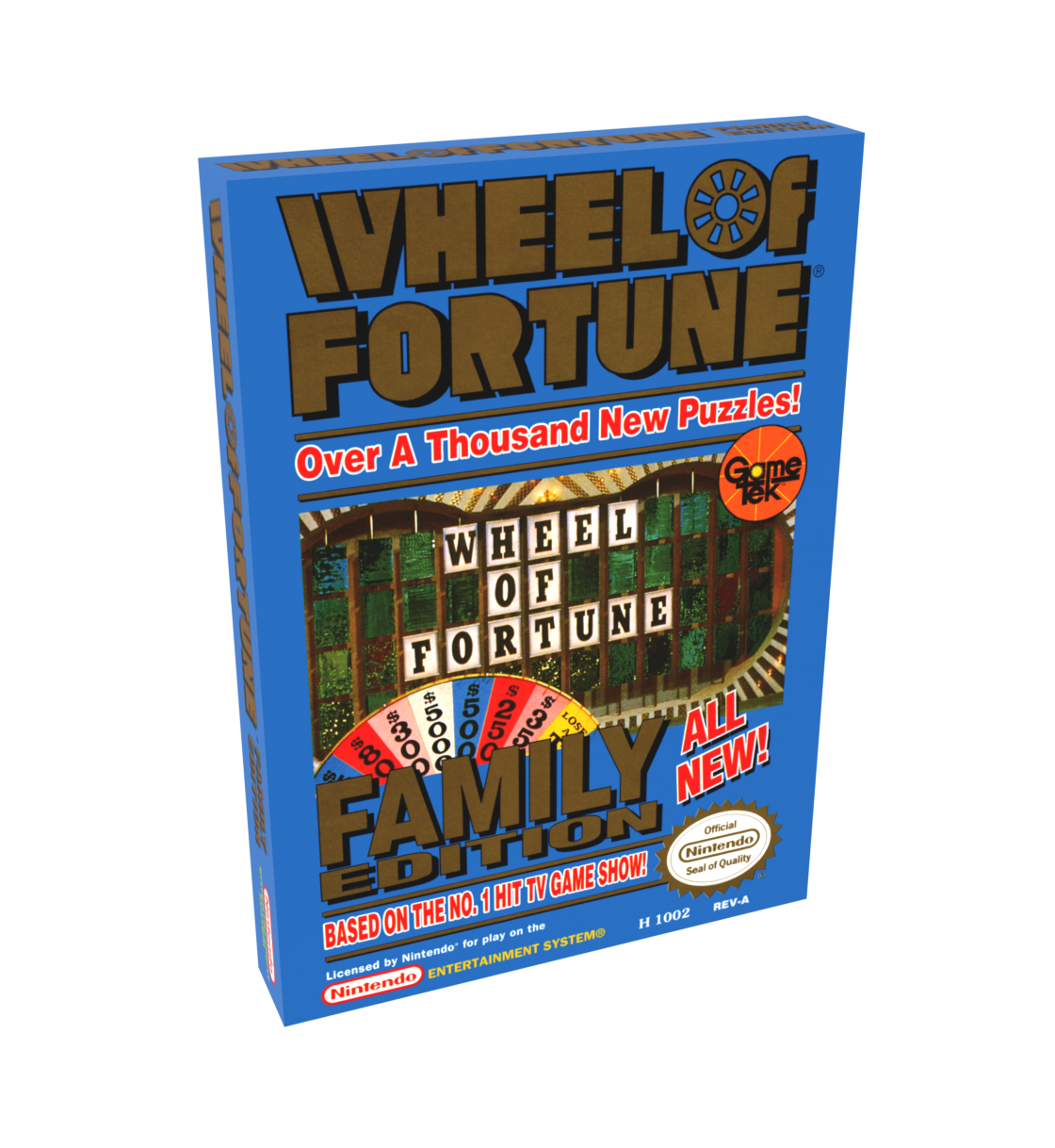 Wheel of Fortune Family Edition Reproduction Box