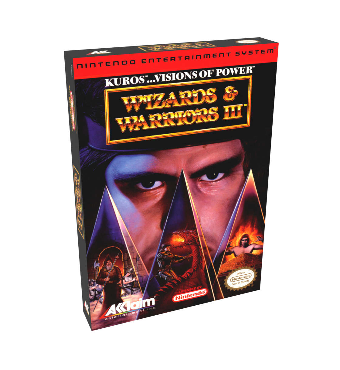 Wizards and Warriors 3 Reproduction Box