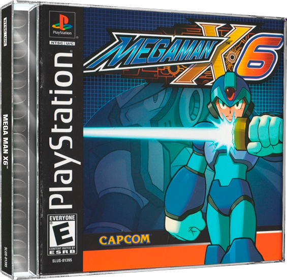 MEGA MAN X6 | NTSC | Playstation | PS1 | En | Reproduction Case and Booklet - NO GAME