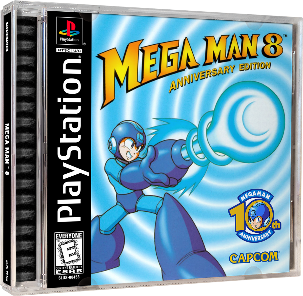 Mega Man 8 | NTSC | Playstation | PS1 | En | Reproduction Case and Booklet - NO GAME