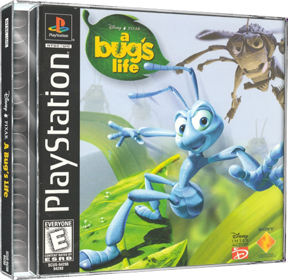 A Bug&#39;s Life | NTSC | Playstation | PS1 | En | Reproduction Case and Booklet - NO GAME