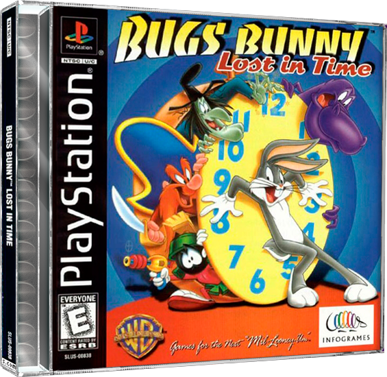 Bugs Bunny Lost in Time | NTSC | Playstation | PS1 | En | Reproduction Case and Booklet - NO GAME