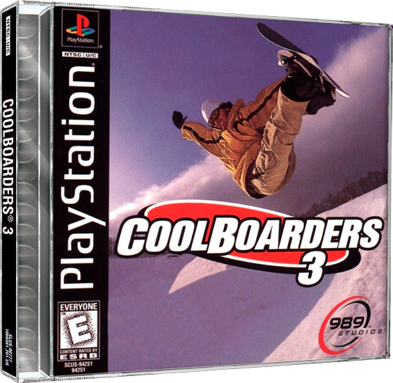 Cool Boarders 3 | NTSC | Playstation | PS1 | En | Reproduction Case and Booklet - NO GAME