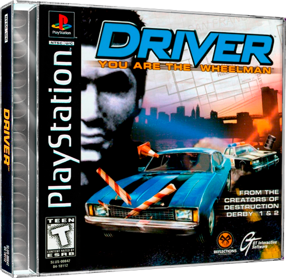 Driver | NTSC | Playstation | PS1 | En | Reproduction Case and Booklet - NO GAME