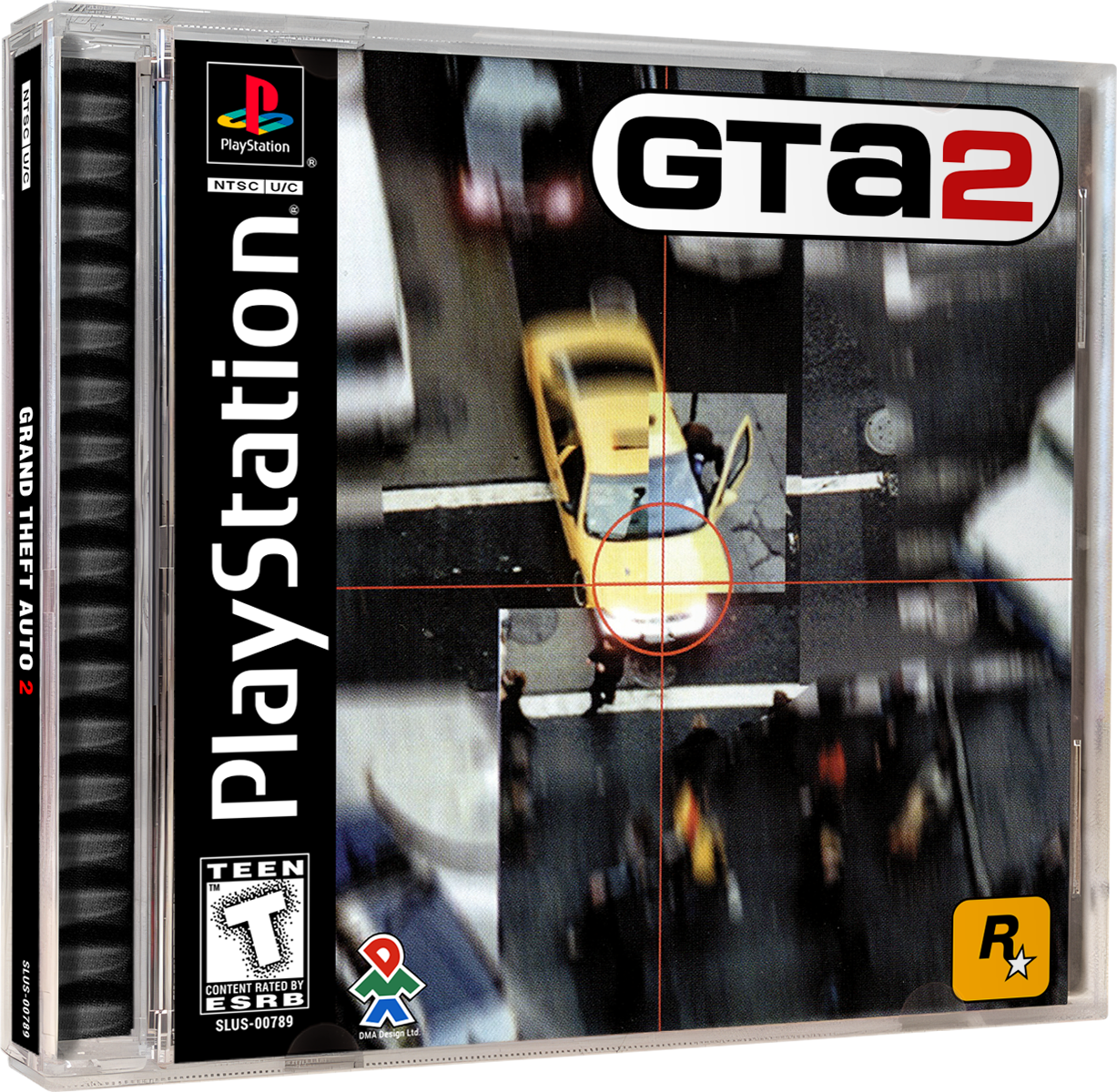 Grand Theft Auto 2 | NTSC | Playstation | PS1 | En | Reproduction Case and Booklet - NO GAME