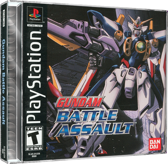 Gundam Battle Assault | NTSC | Playstation | PS1 | En | Reproduction Case and Booklet - NO GAME