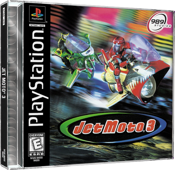 Jet Moto 3 | NTSC | Playstation | PS1 | En | Reproduction Case and Booklet - NO GAME